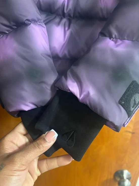 Moose Knuckles Power Puff Thudaka Puffer Jacket In Arctic Violet - Picture 11 of 11
